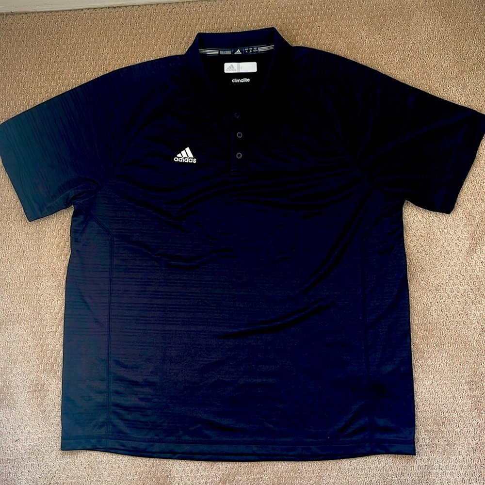 Adidas Black Golf Shirt